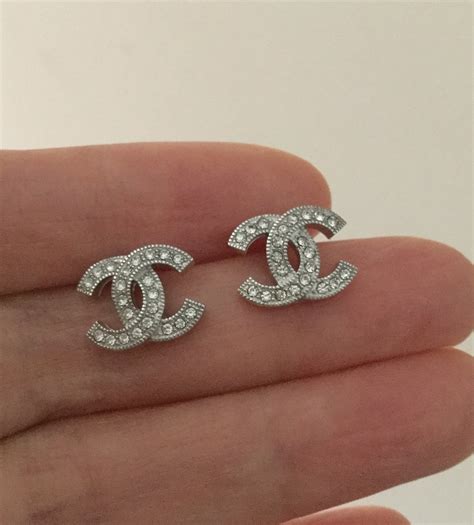 chanel cc earrings cheap|chanel earrings cc real.